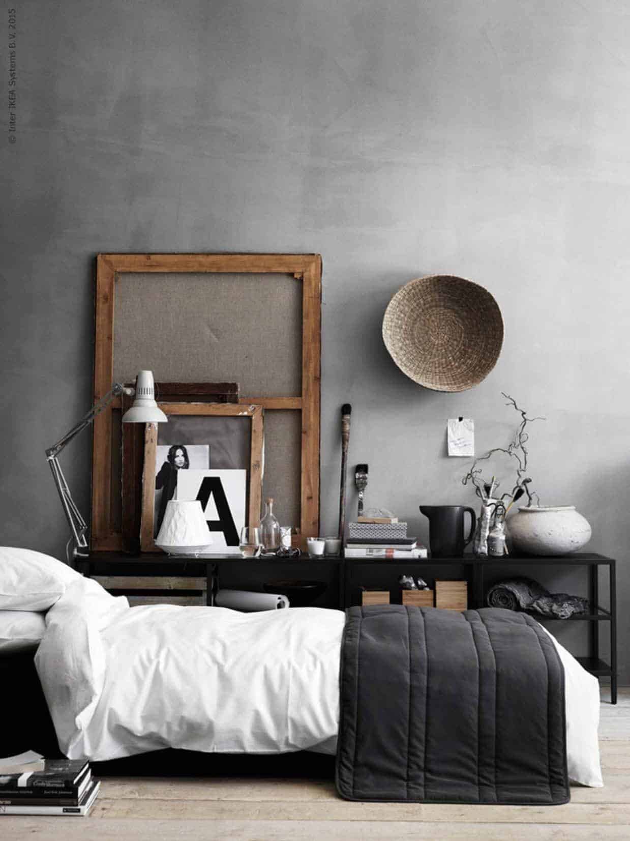 Industrial Style Bedroom Design Ideas-29-1 Kindesign