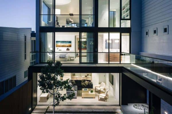 featured posts image for Mid-century modern with dramatic San Francisco skyline views