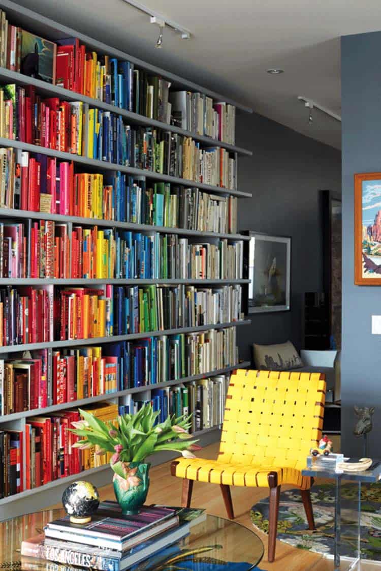 Bookshelf Ideas-Coordinated Books-24-1 Kindesign