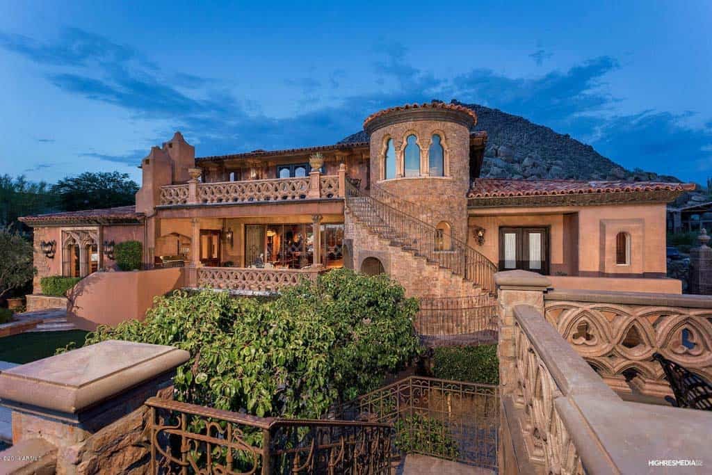 Medieval Masterpiece Italian Inspired Gothic Villa In Scottsdale