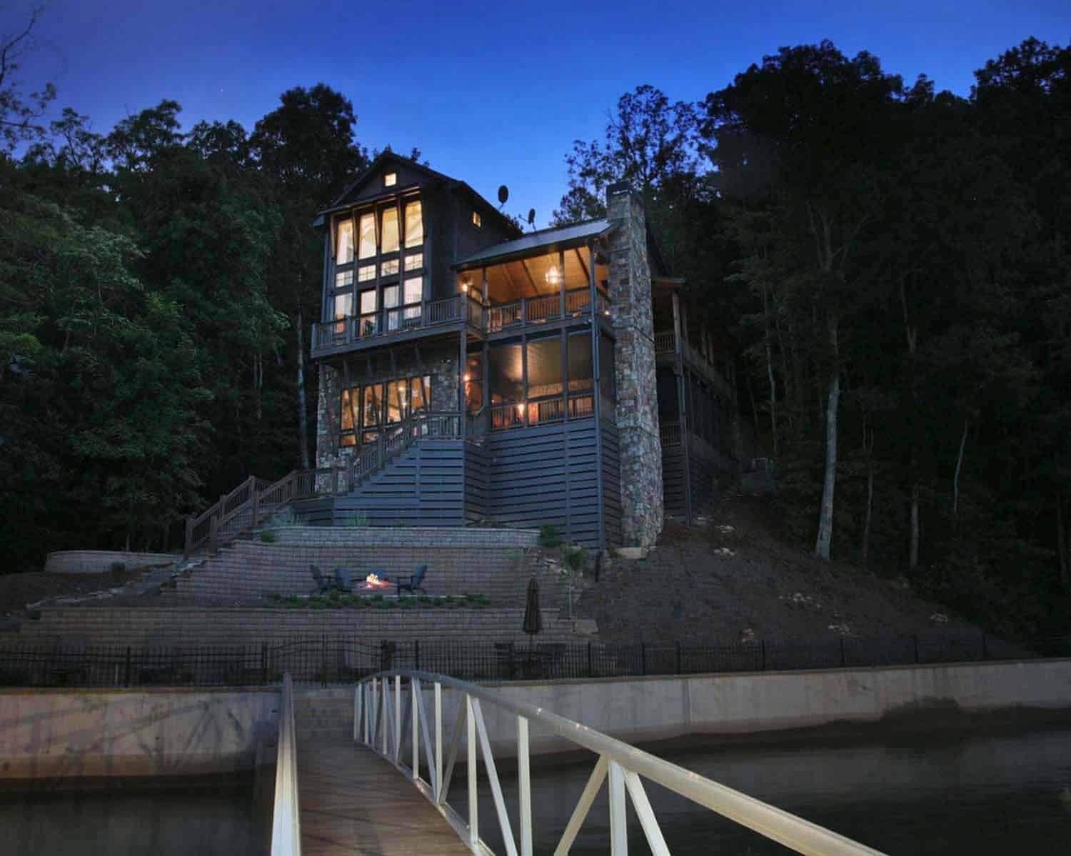 Lake Bluff Lodge-Modern Rustic Homes-29-1 Kindesign