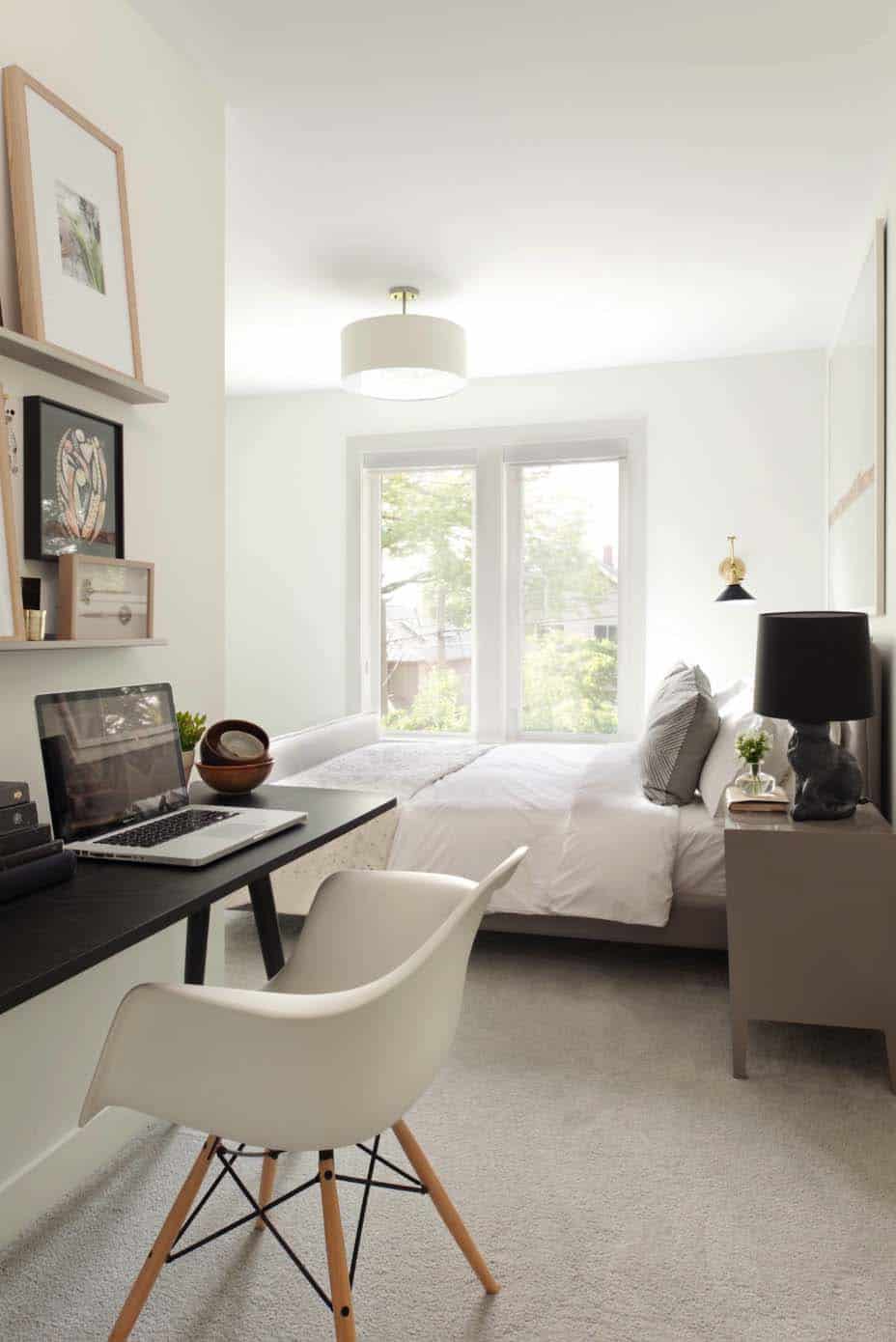 20 Fabulous ideas for a home office in the bedroom