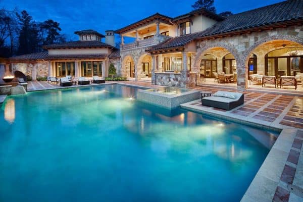 featured posts image for Breathtaking Houston home showcases a Tuscan transitional styling