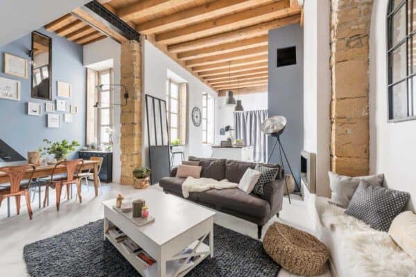 featured posts image for Charming loft apartment in France with modern-industrial aesthetic