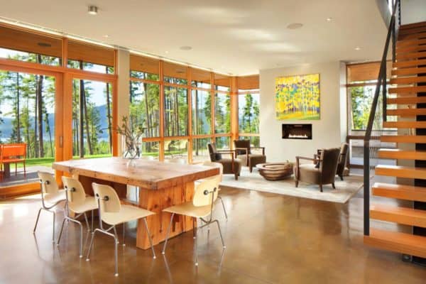 featured posts image for Compact mountain home in Montana boasts sustainable features