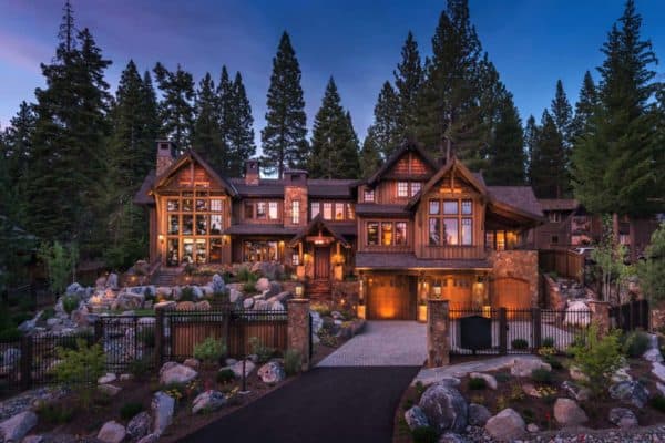 featured posts image for Exquisitely designed rustic lakeside home in the Nevada mountains