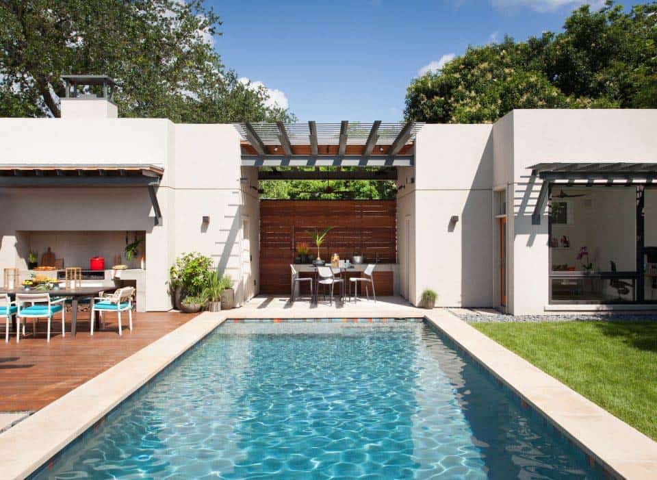 Backyard Oasis In Austin With Fabulous, Austin Outdoor Design