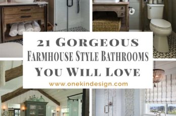 Gorgeous Farmhouse Style Bathrooms-00-1 Kindesign