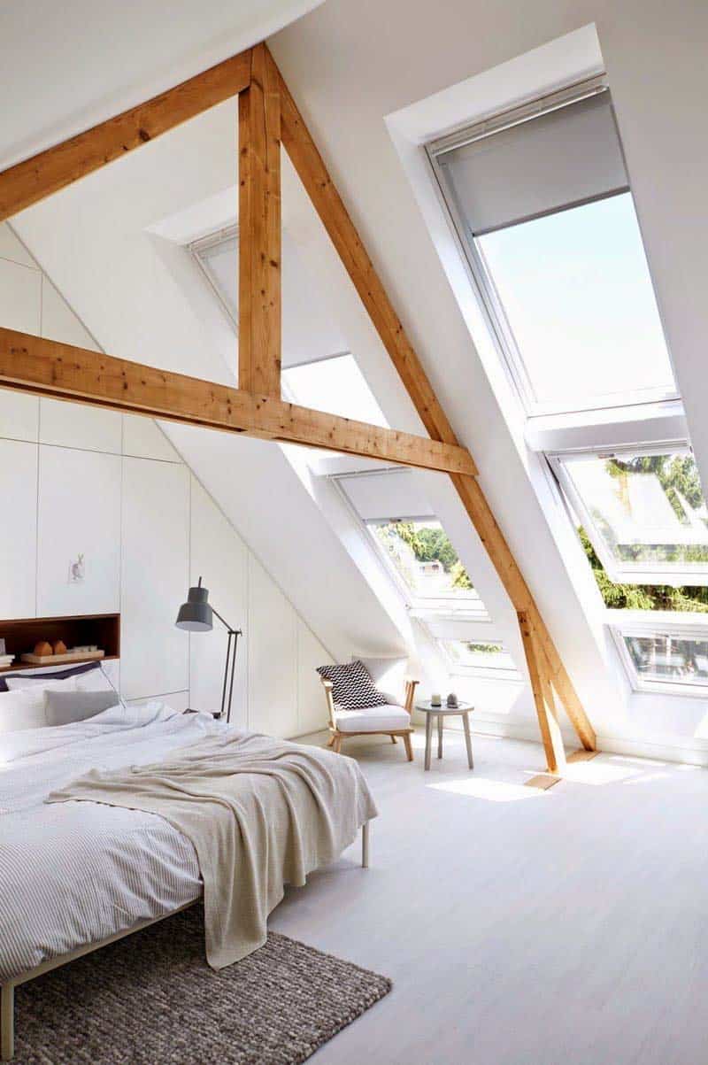 Interior Living Spaces-Exposed Ceiling Trusses-25-1 Kindesign