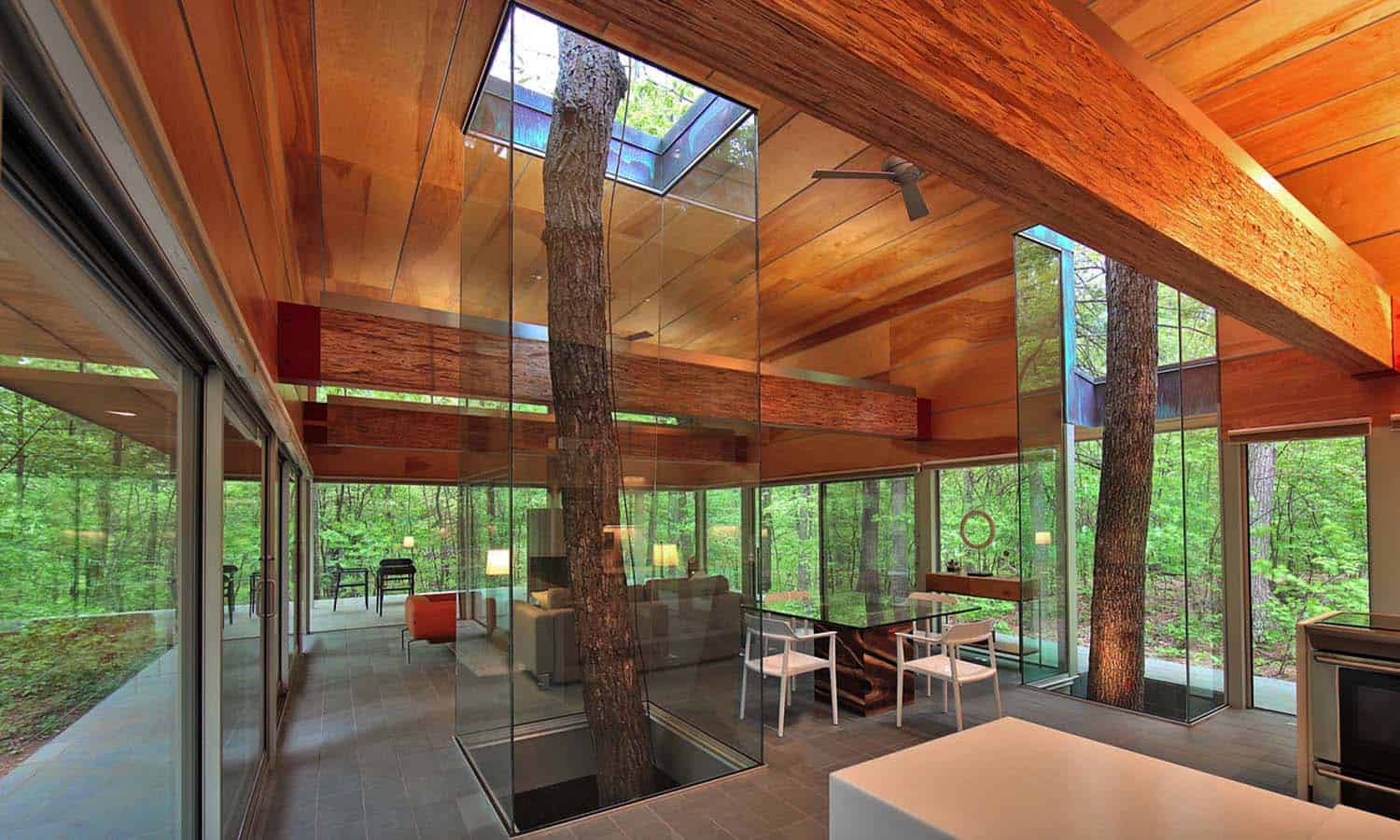 Modern Living Rooms Forest Views-05-1 Kindesign