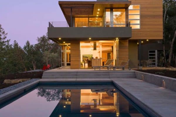 featured posts image for Impressive modern vacation retreat set in Sonoma wine country