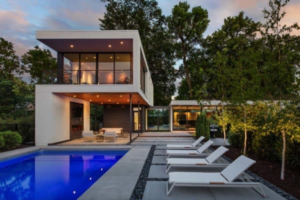 featured posts image for Transparent modern pad beautifully surrounded by gardens in Minnesota