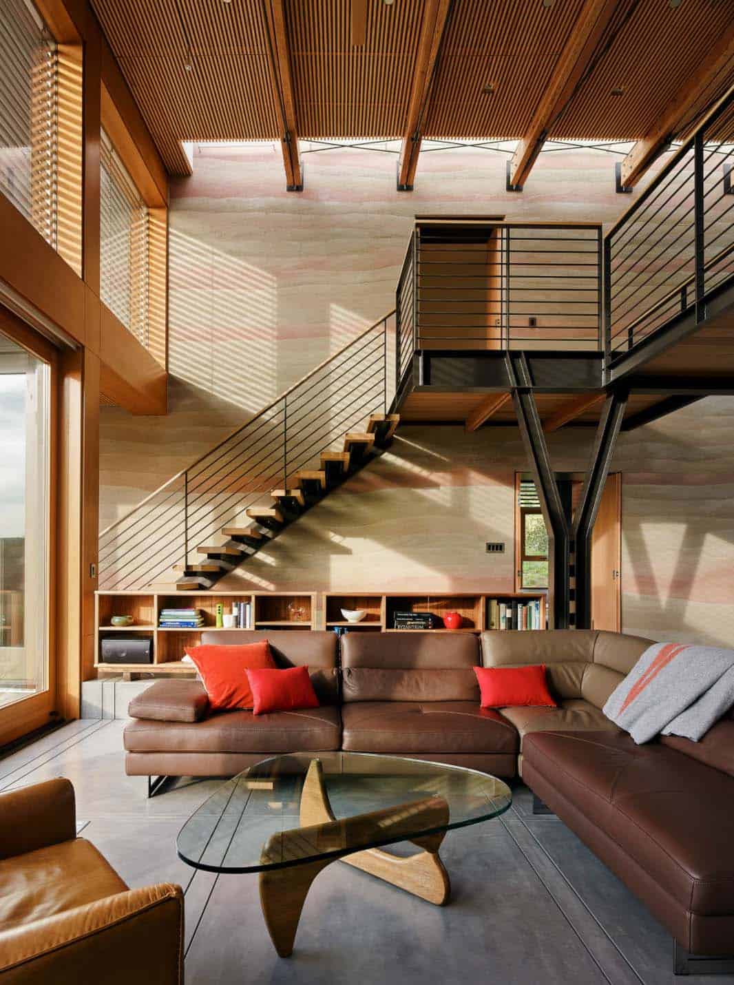 Modern Rammed Earth House-Feldman Architecture-04-1 Kindesign