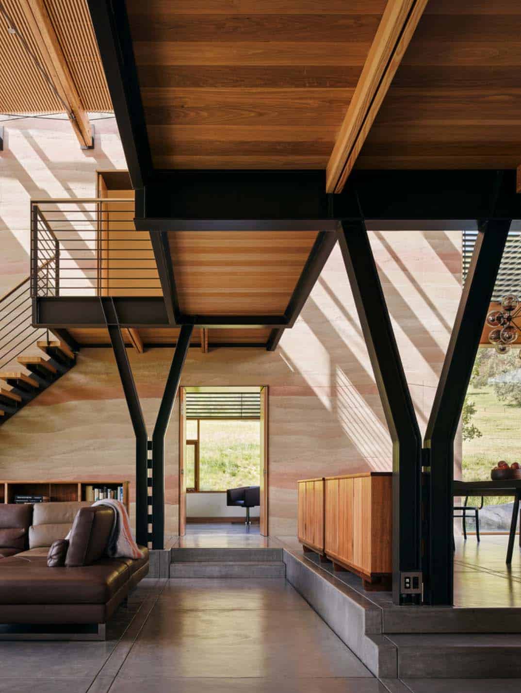 Modern Rammed Earth House-Feldman Architecture-05-1 Kindesign