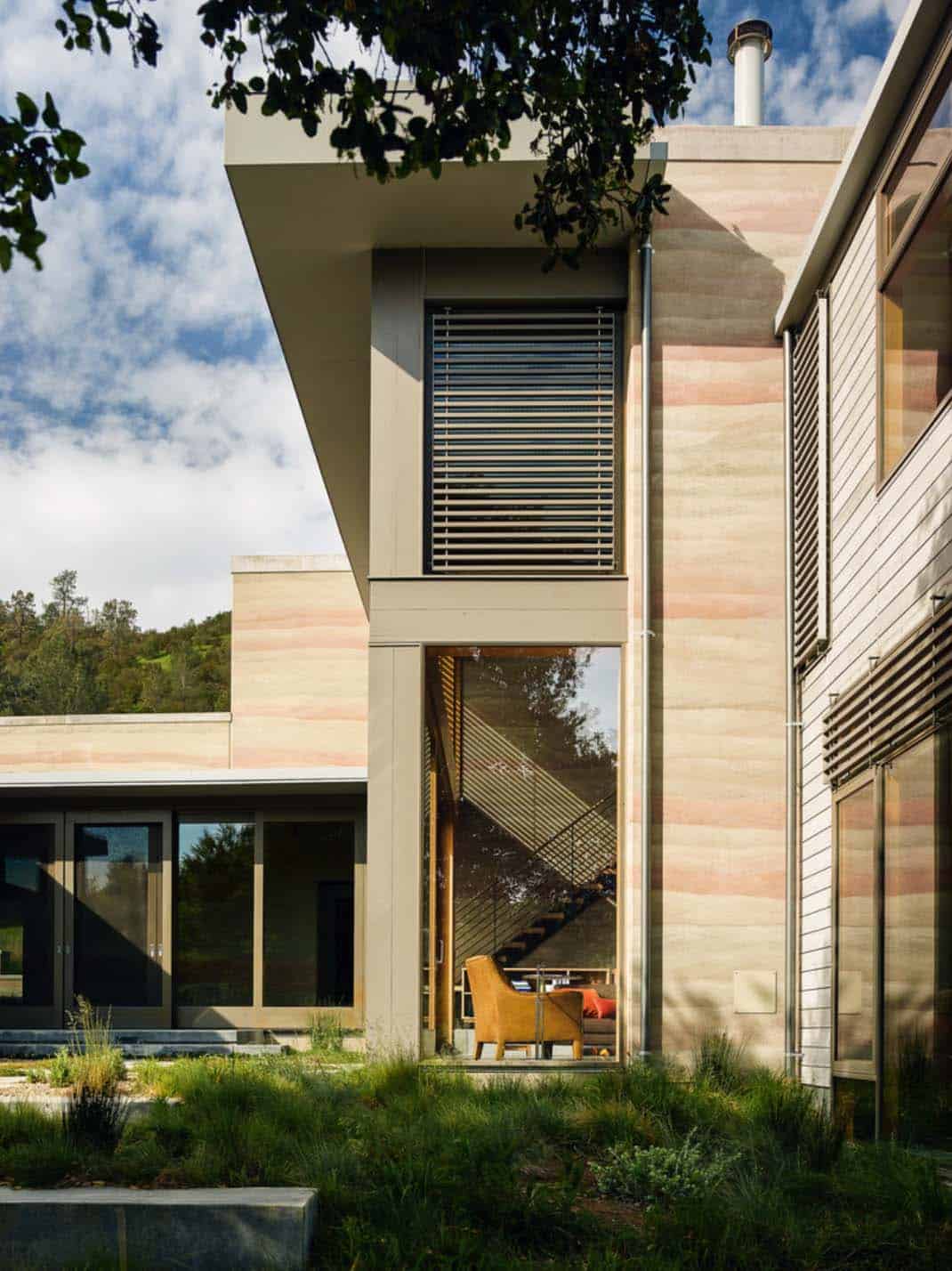 Modern Rammed Earth House-Feldman Architecture-15-1 Kindesign