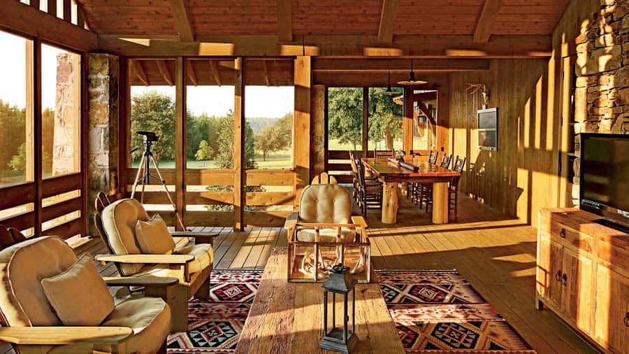 Rustic-Modern Farmhouse-Jeffrey Dungan Architects-06-1 Kindesign