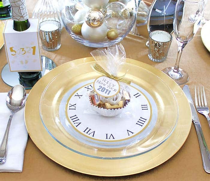 Glamorous Party Table Settings, Pictures Of Dining Room Tables Decorated For New Year