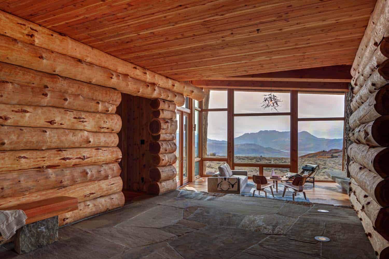  Modern Rustic Log Home-Shubin Donaldson Architects-13-1 Kindesign