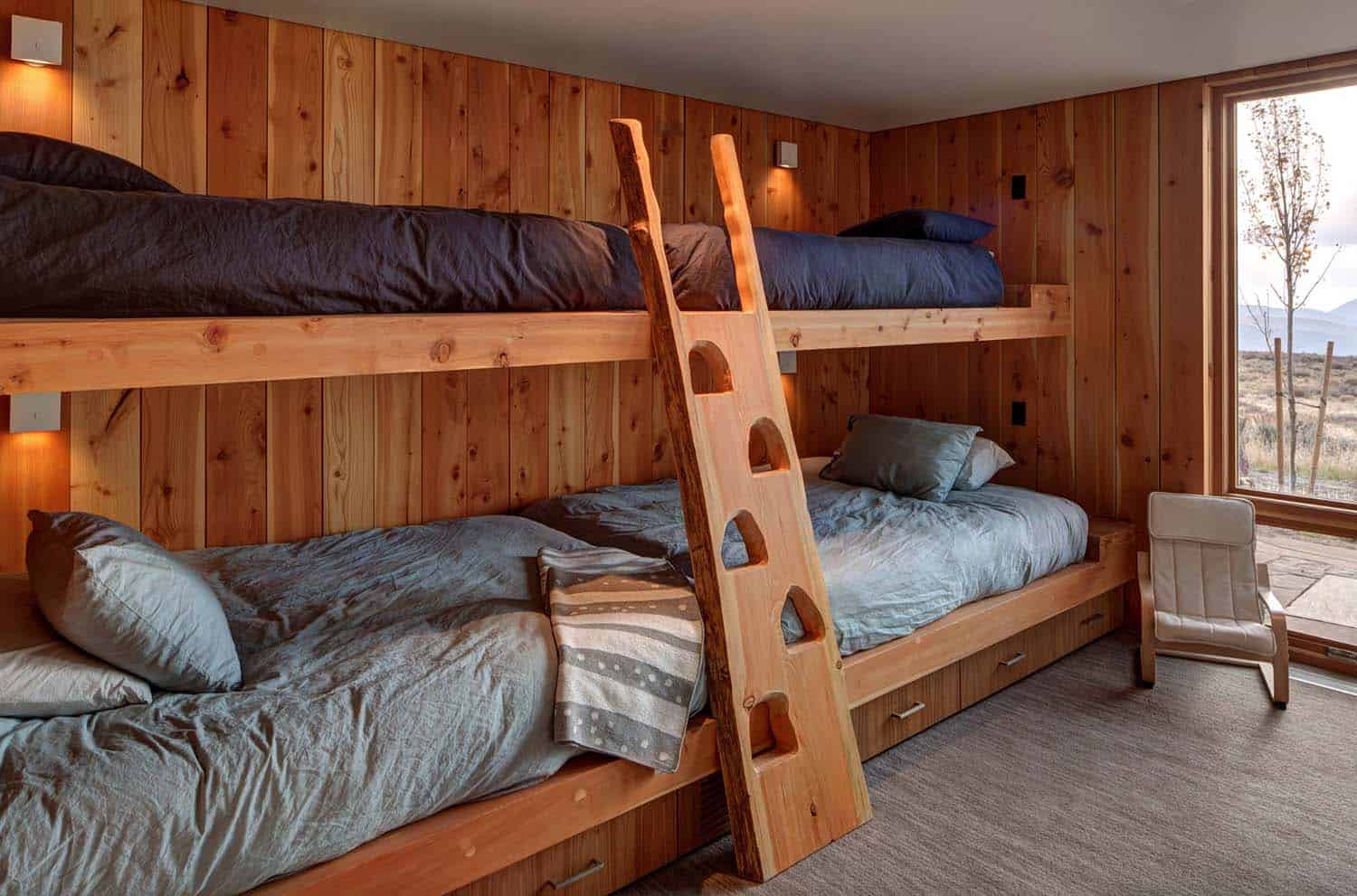  Modern Rustic Log Home-Shubin Donaldson Architects-23-1 Kindesign