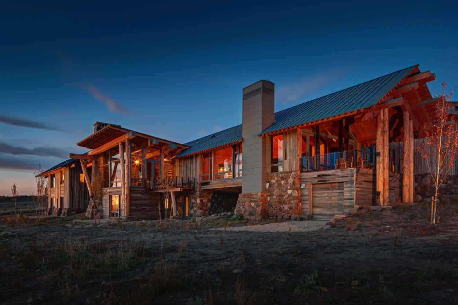  Modern Rustic Log Home-Shubin Donaldson Architects-27-1 Kindesign