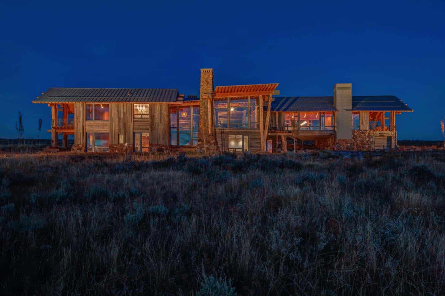  Modern Rustic Log Home-Shubin Donaldson Architects-30-1 Kindesign
