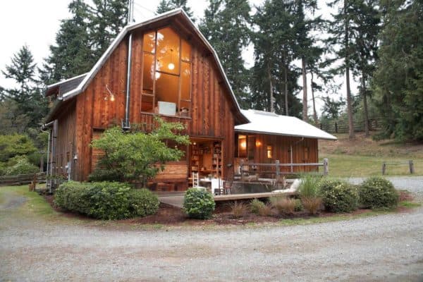 featured posts image for Old barn on Whidbey Island converted into stunning home for entertaining