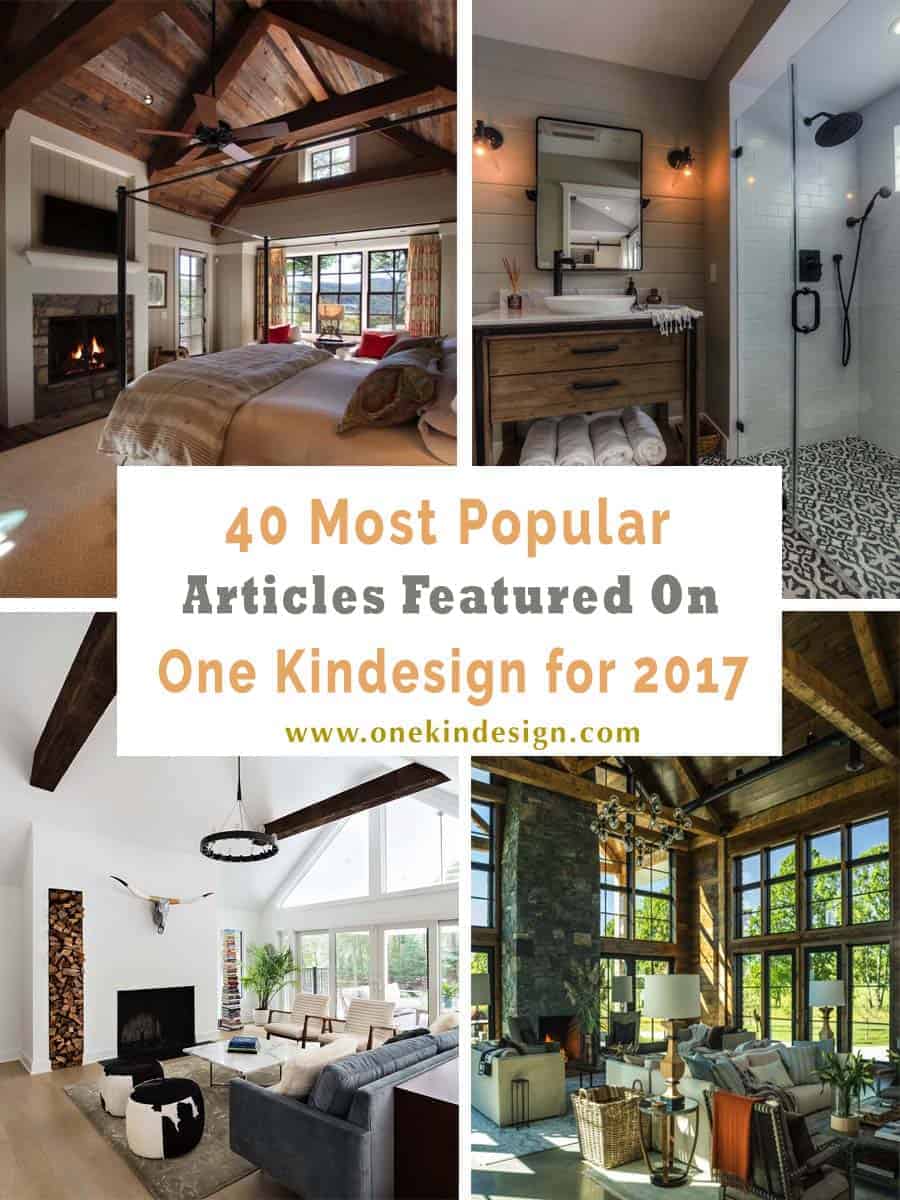 40 Most popular articles featured on One Kindesign for 2017
