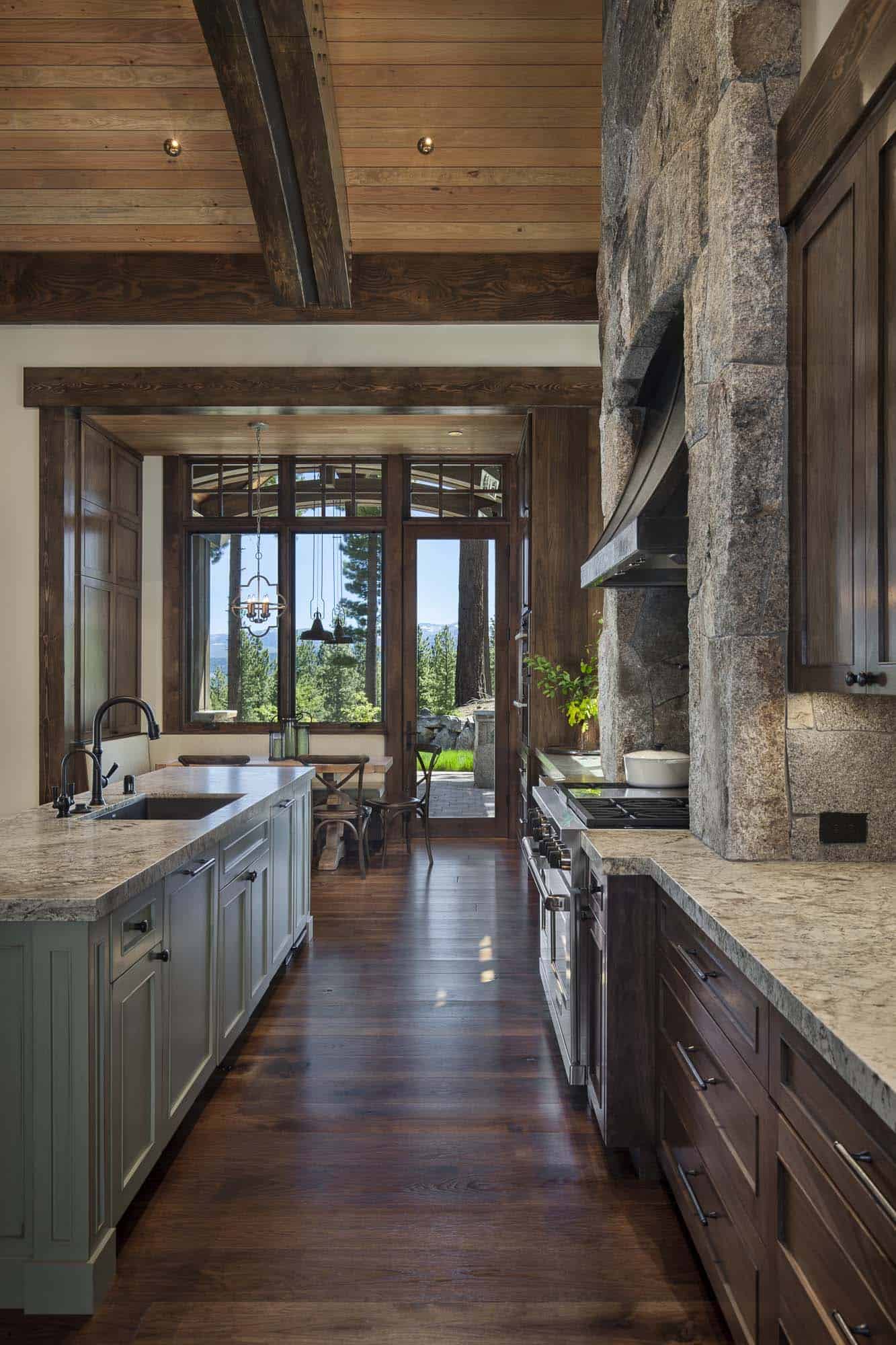  Rustic Mountain Retreat-Kelly Stone Architects-09-1 Kindesign