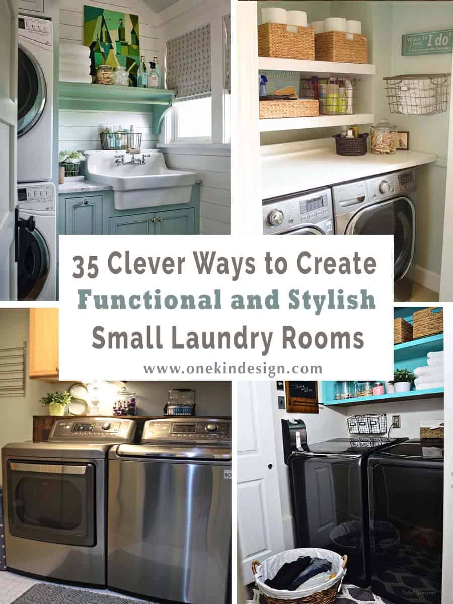 Small Laundry Room Makeover • Neat House. Sweet Home®