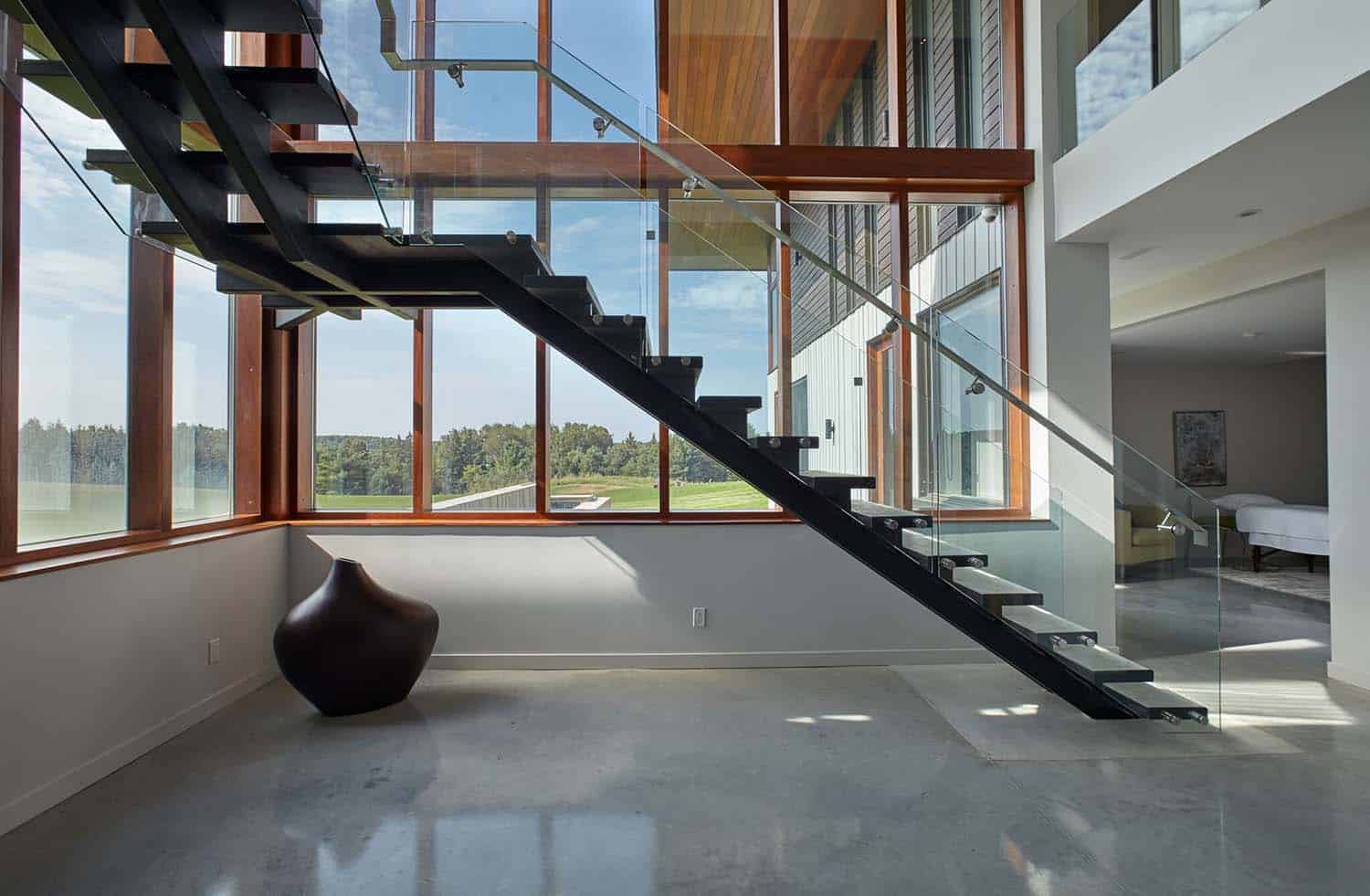 Modern Rural Country House-Staircase