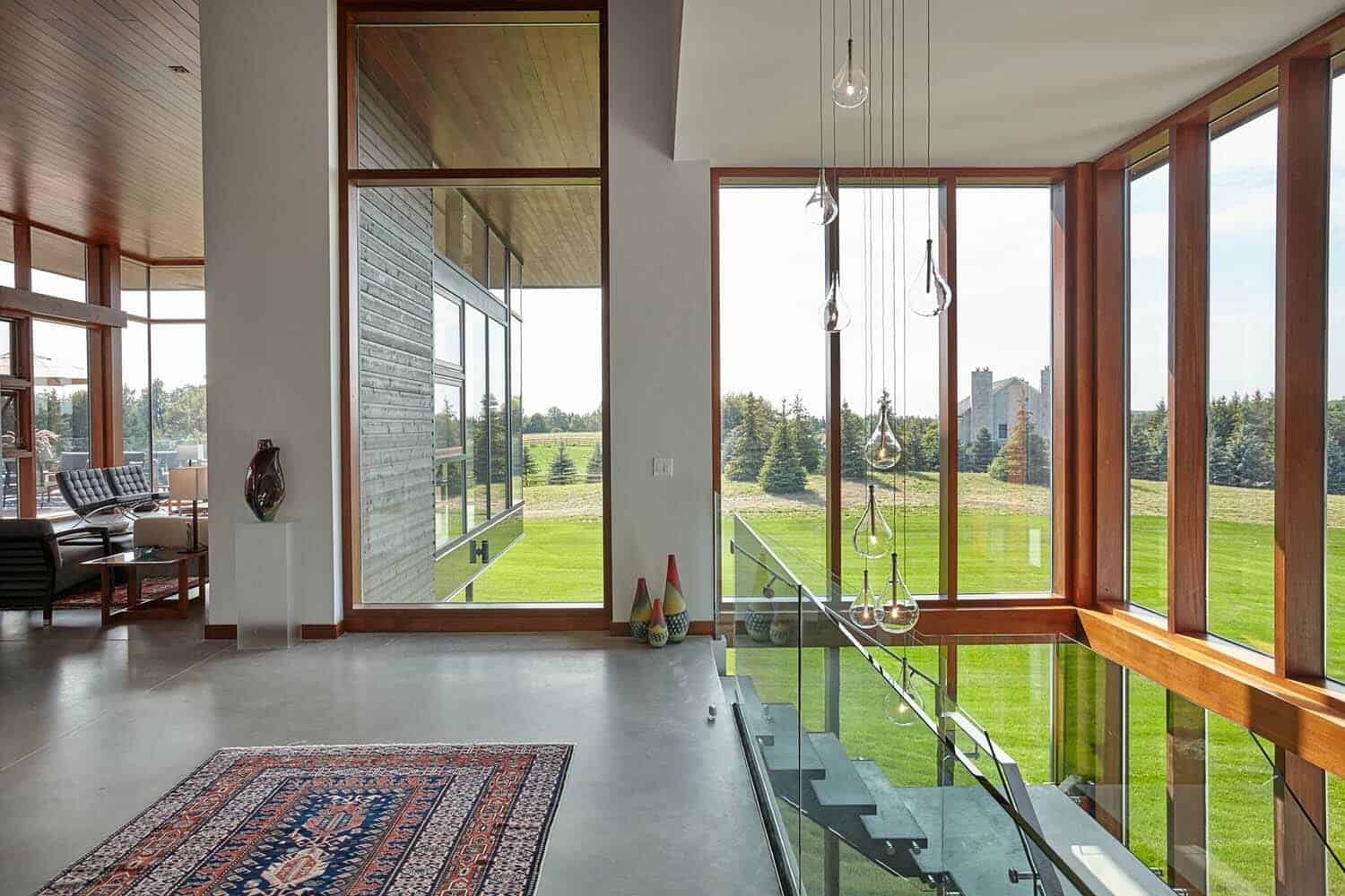 Modern Rural Country House-Hallway