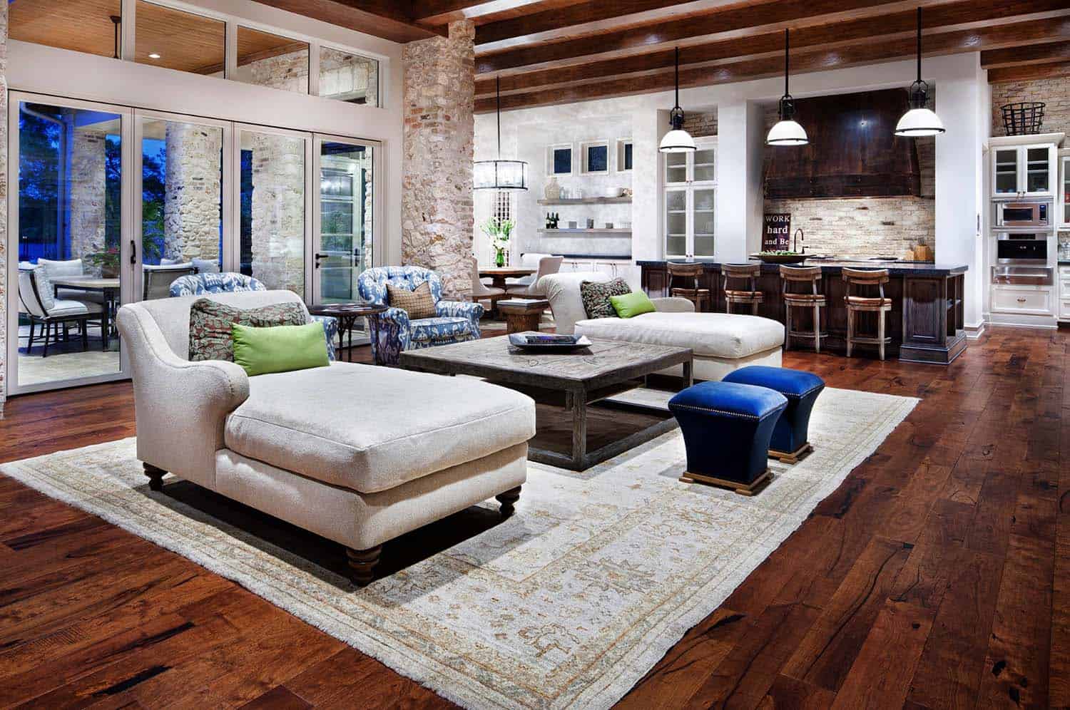 Hill Country Modern-Contemporary Living Room