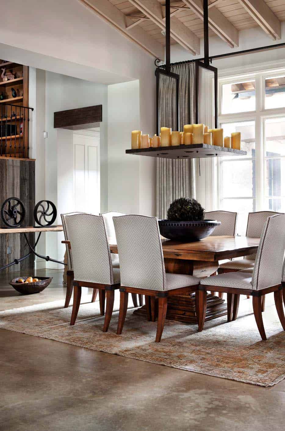 Hill Country Modern-Mediterranean Dining Room