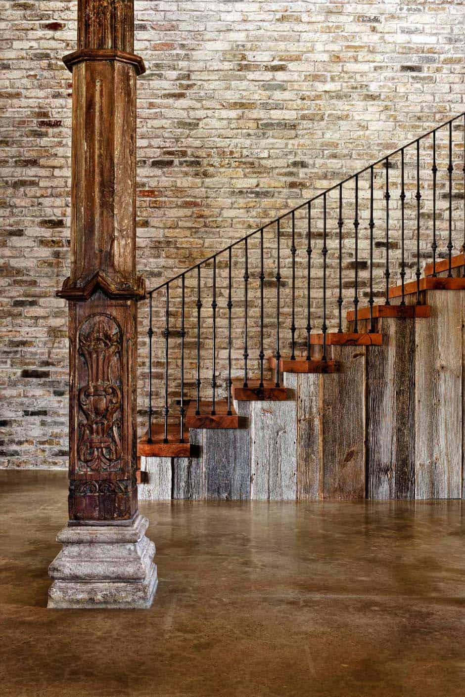 Hill Country Modern-Contemporary Staircase
