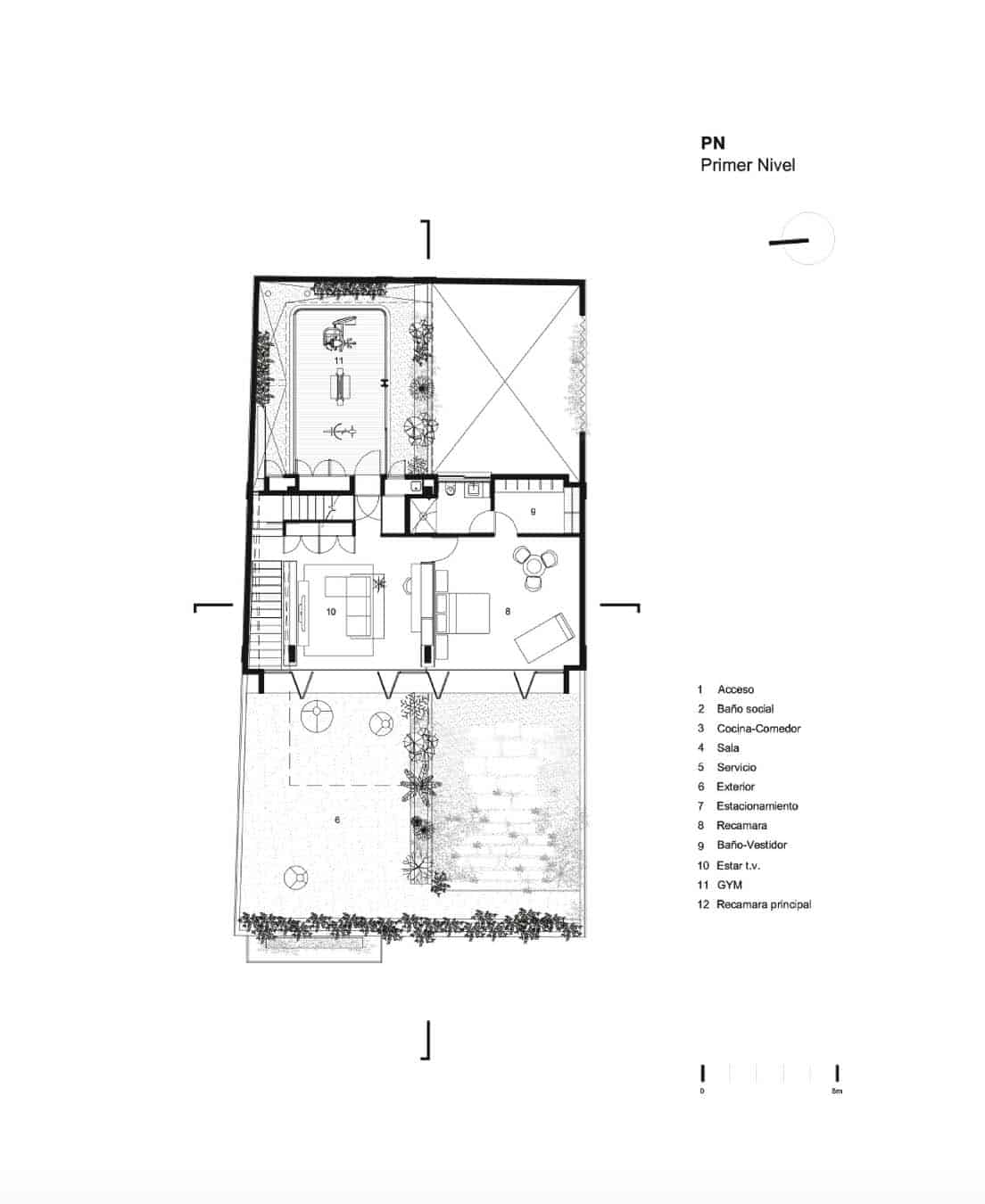 Indoor-Outdoor Contemporary Retreat-First Floor Plan