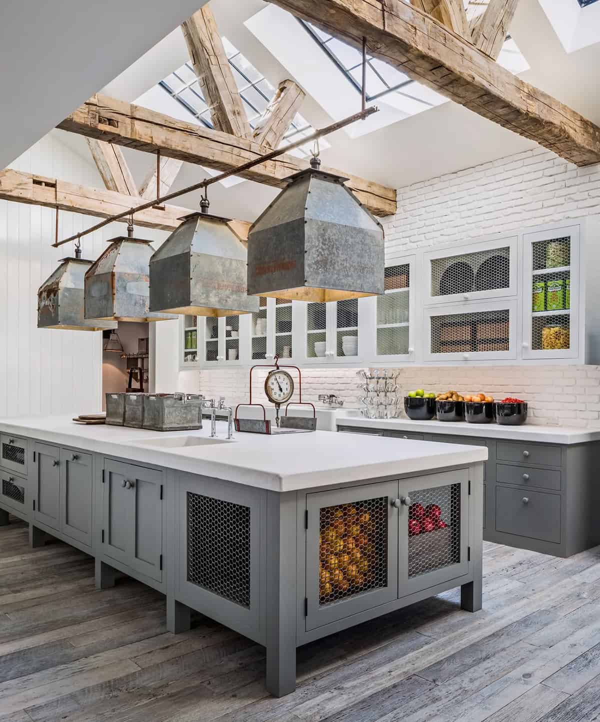 industrial-style-kitchen-with-white-countertop