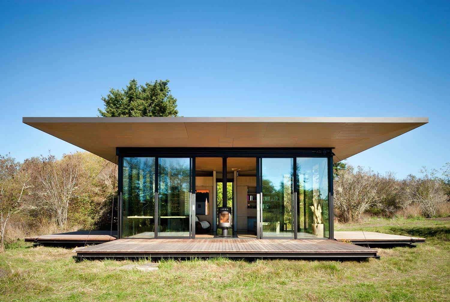 Tiny Modern Cabin-Olson Kundig Architects-02-1 Kindesign