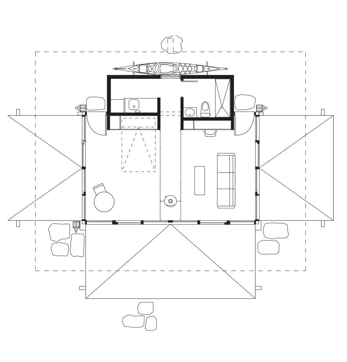 Tiny Modern Cabin-Olson Kundig Architects-21-1 Kindesign