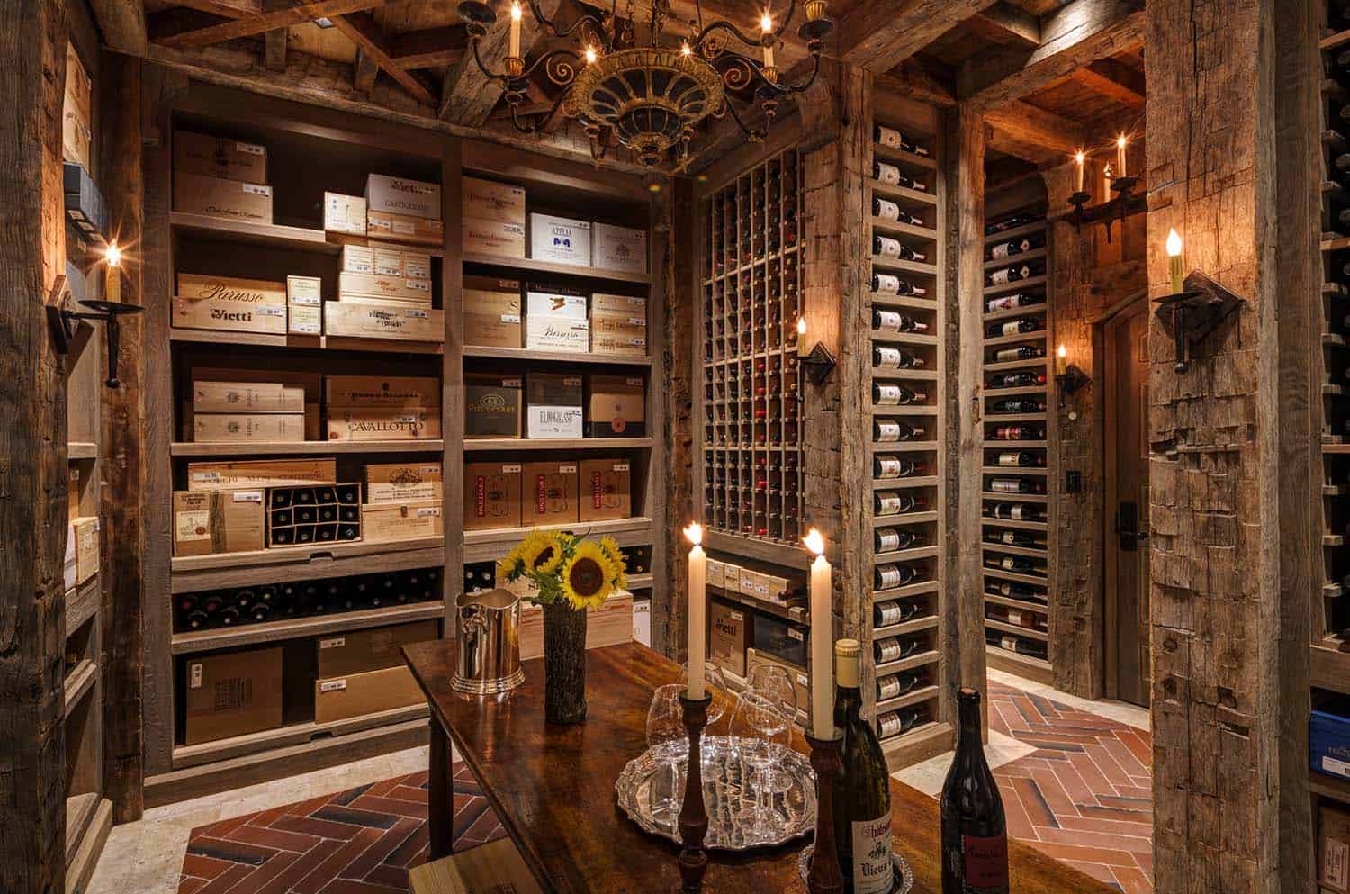 traditional wine cellar