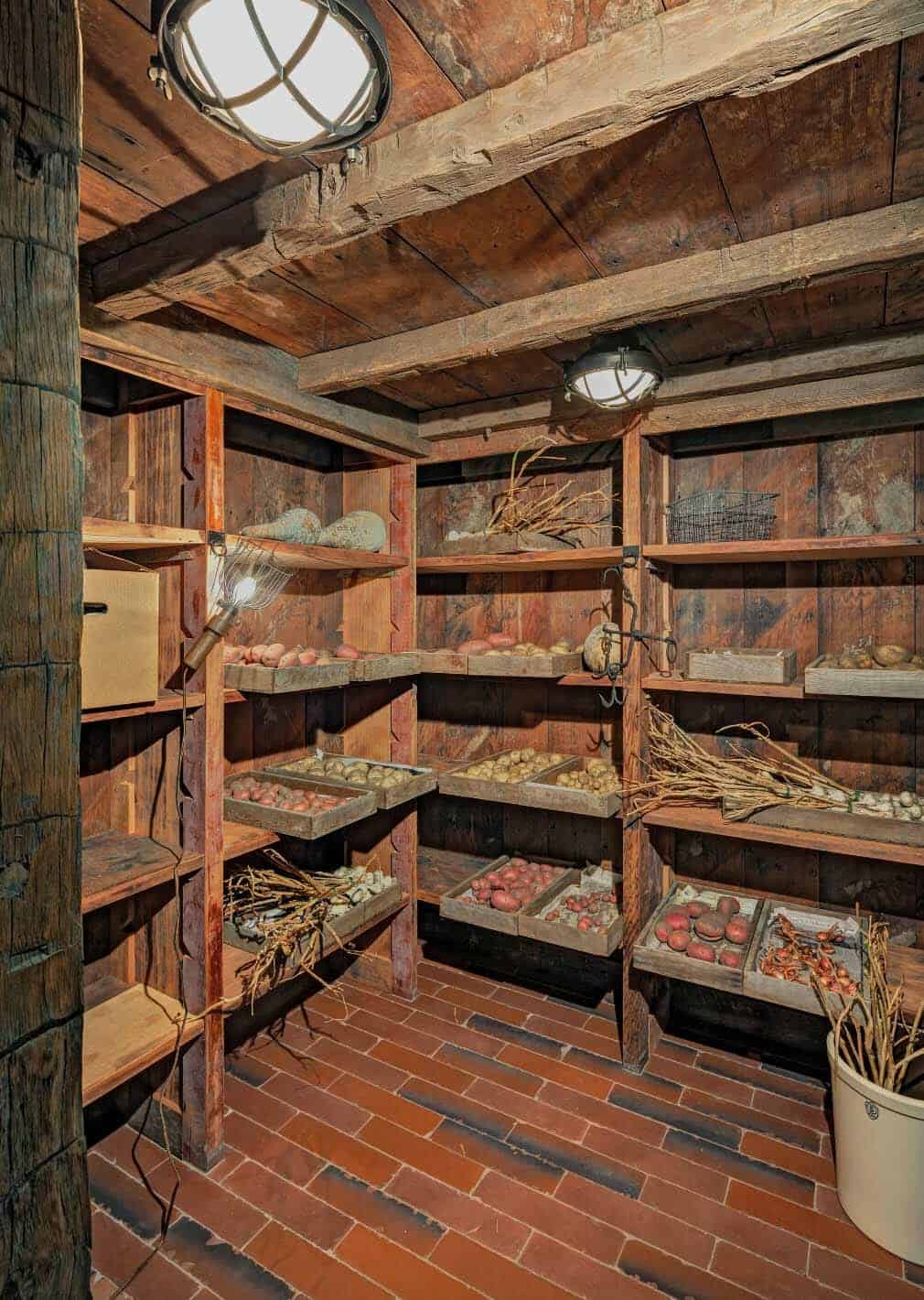 traditional basement