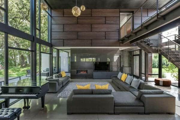 featured posts image for Industrial modern house boasts a serene lakeside setting in Minnesota