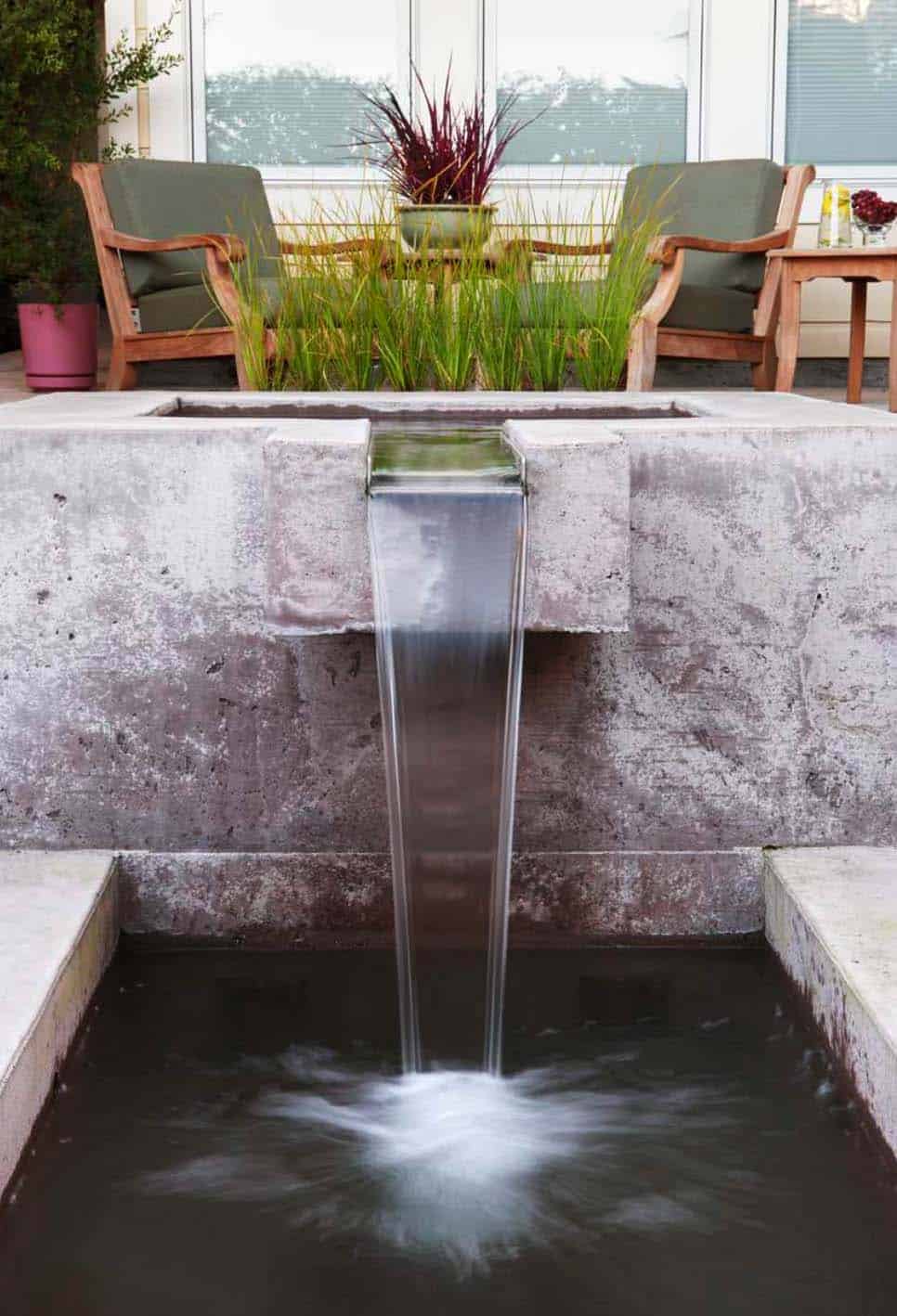 Outdoor Garden Fountain Idea