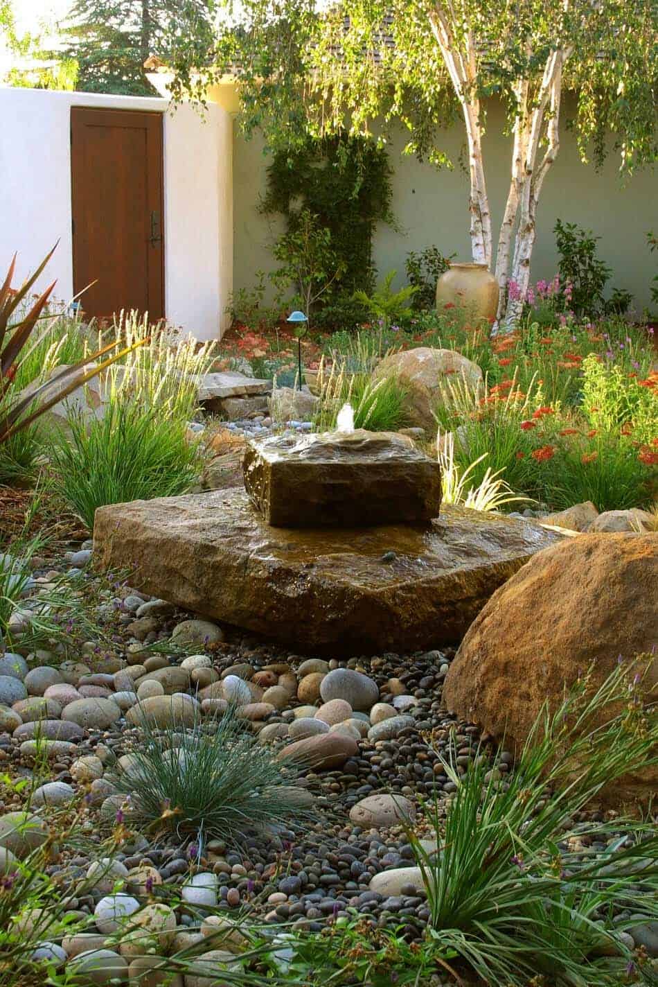 Outdoor Garden Fountain Idea
