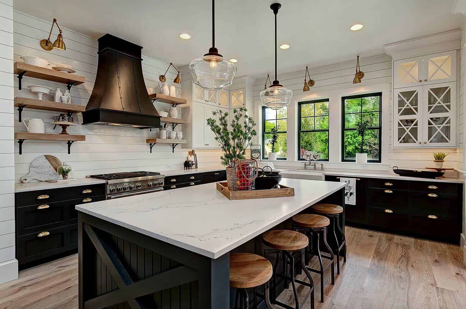 35 Amazingly Creative And Stylish Farmhouse Kitchen Ideas,Smart Home Systems Reviews