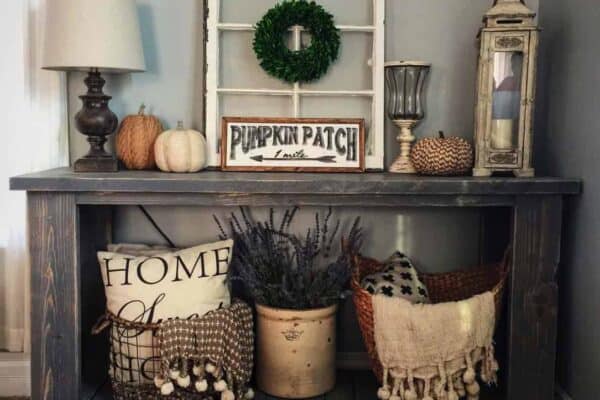 featured posts image for 23 Amazing Ways To Style Your Console Table With Fall Decor
