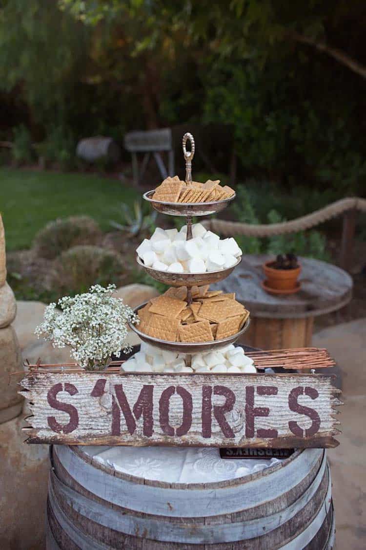 rustic-smores-station