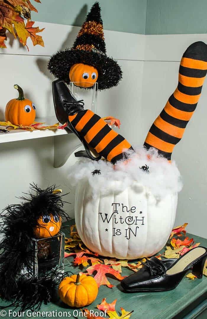 30+ Awesome DIY Pumpkin Decorating Ideas For Halloween