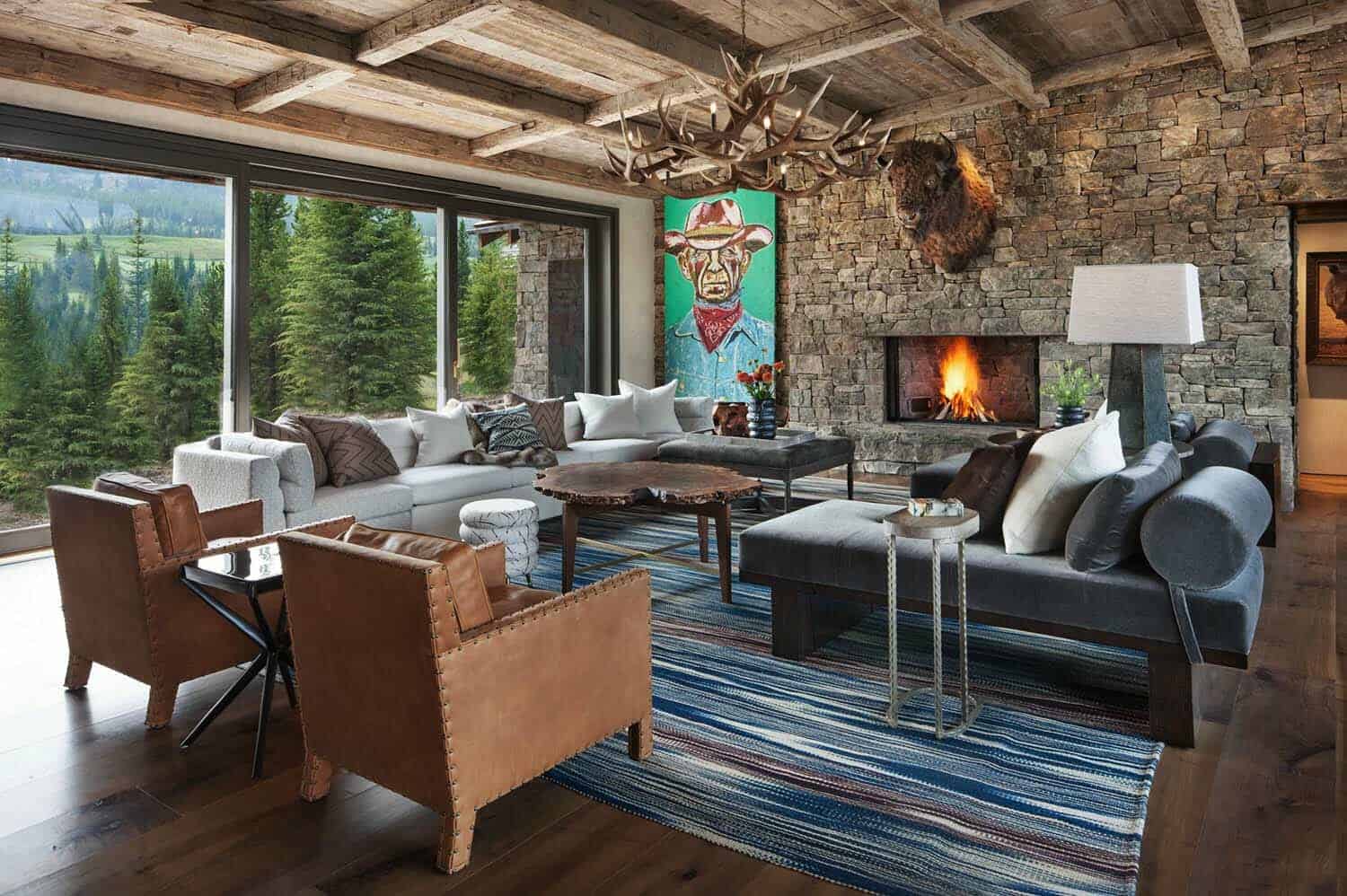 rustic-mountain-home-living-room