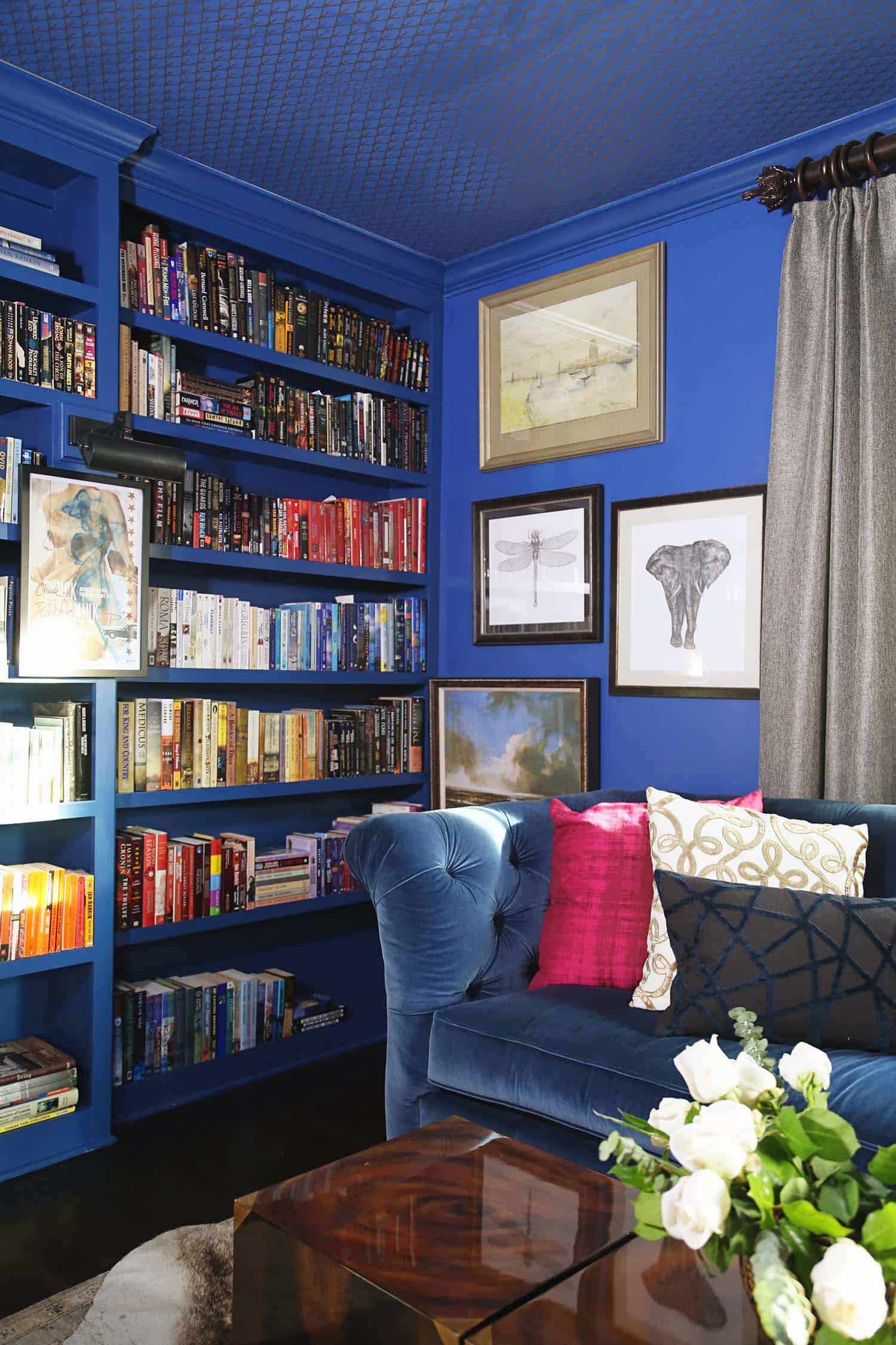transitional-style-home-library
