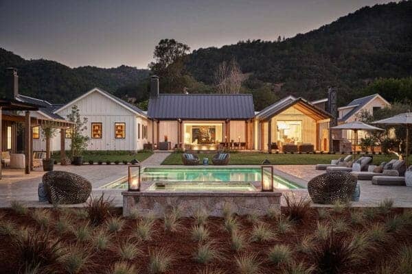 featured posts image for Delightful contemporary farmhouse nestled in Napa wine country